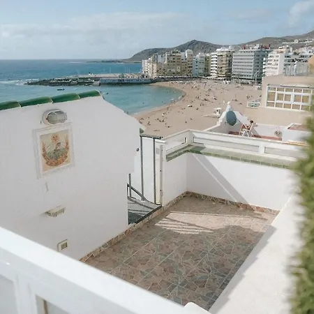 Luxury Beachfront Penthouse With Stunning Views شقة لاس بالماس دي غران كاناريا