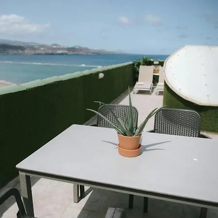 Luxury Beachfront Penthouse With Stunning Views شقة لاس بالماس دي غران كاناريا